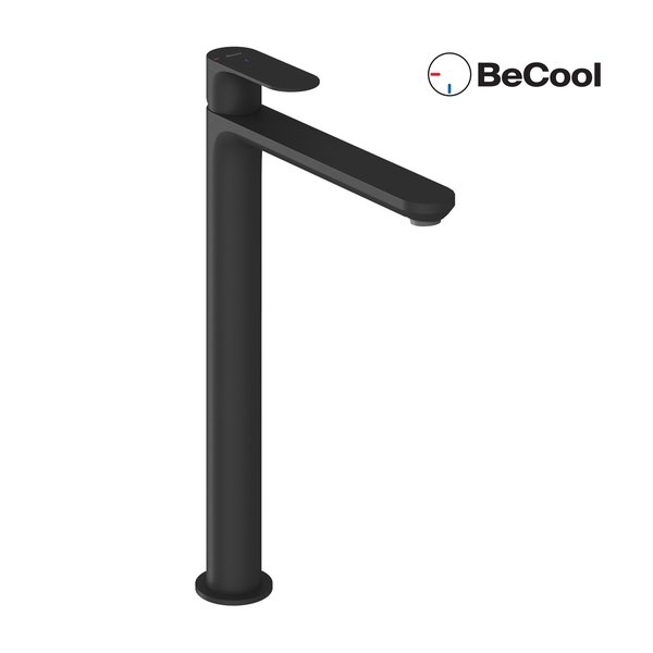 Ravak Eleganta EL 015.21BLM Álló mosdócsaptelep BeCool 335 mm, leeresztő nélkül, Black Matt X070421