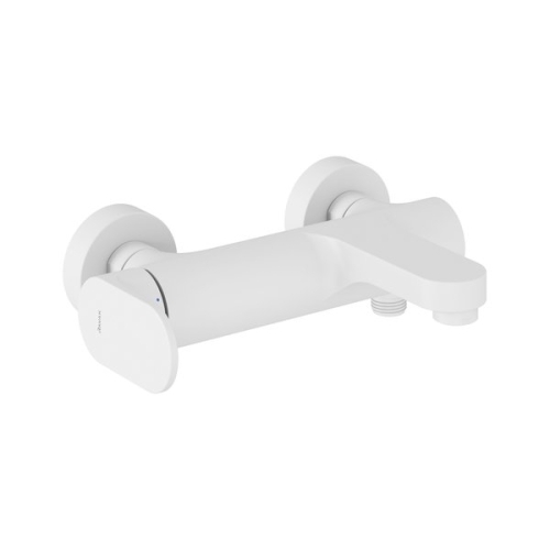 Ravak Eleganta EL 022.10WV Fali kádcsaptelep zuhanyszett nélkül, White Velvet X070256
