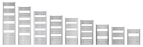 Technik Therm Angora törölközőszárító radiátor 600 mm x 1400 mm, egyenes, krómozott TTCSKEA-600-1400
