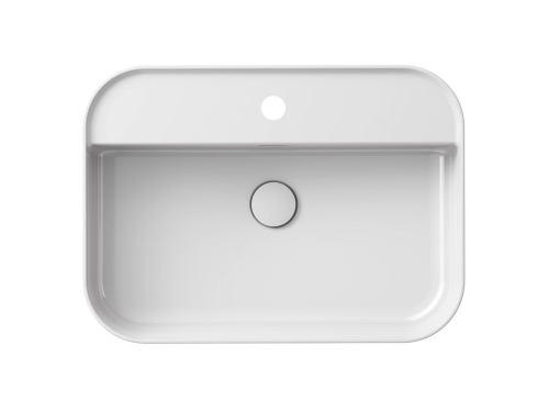 Ravak Ceramic R Slim Shelf 55x40 cm pultra ültethető mosdó, fehér XJX01155005