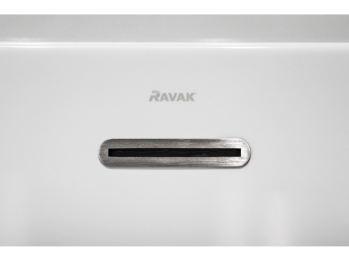 Ravak Freedom Corner 170x80 cm balos szabadon álló kád króm lefolyóval, fehér XC00100041