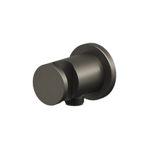 Ravak 706.20GB Fali kiállás integrált zuhanyrózsa tartóval, Graphite Brushed X07P696