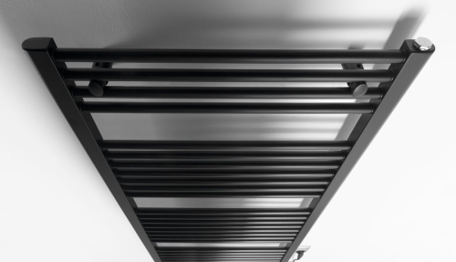 Sapho AQUALINE DIRECT-E 600x1320mm elektromos fürdőszobai radiátor, matt fekete ILE36TB