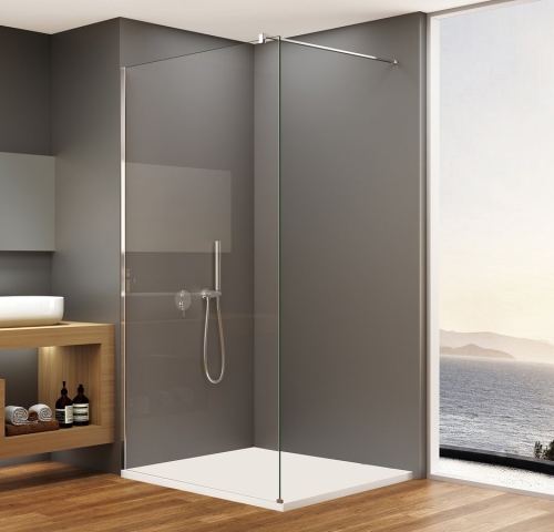 Sapho BRUCKNER SPITZA 110 WALK-IN fix zuhanyfal, króm 750.110.1