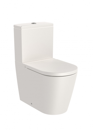 Roca Inspira Round falra tolható Rimless monoblokkos wc csésze, beige A342526650