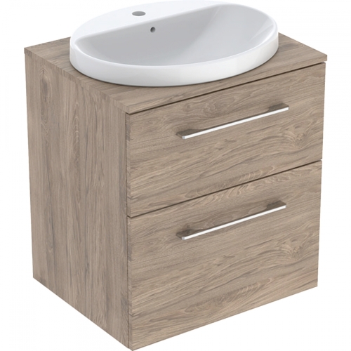 Geberit Selnova Square 60 szekrény mosdóval szett, hikoridió 502.870.00.1