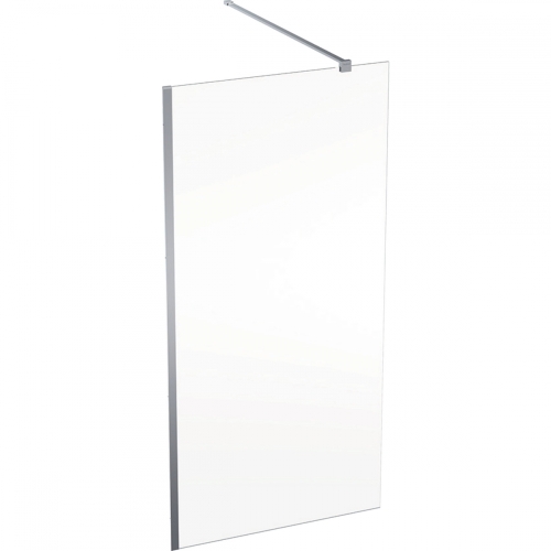 Geberit GEO 100 Walk-in fix oldalfal, ezüstözött 560.139.00.2