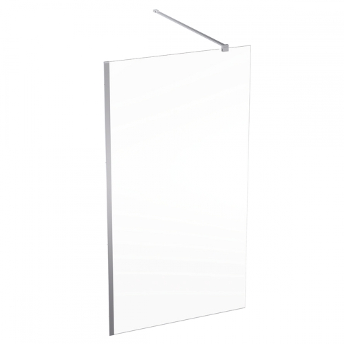 Geberit GEO 110 Walk-in fix oldalfal, ezüstözött 560.149.00.2