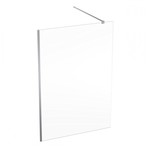 Geberit GEO 140 Walk-in fix oldalfal, ezüstözött 560.169.00.2