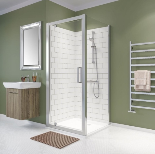 Geberit GEO 71-76 cm oldalfal ajtóhoz, ezüstözött 560.107.00.2
