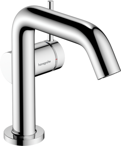 Hansgrohe Tecturis S egykaros mosdócsaptelep Fine 110, CoolStart, Push-open lefolyógarnitúrával, króm 73320000