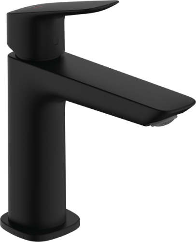 Hansgrohe Logis Fine egykaros mosdócsaptelep 110, lefolyógarnitúra nélkül, matt fekete 71253670