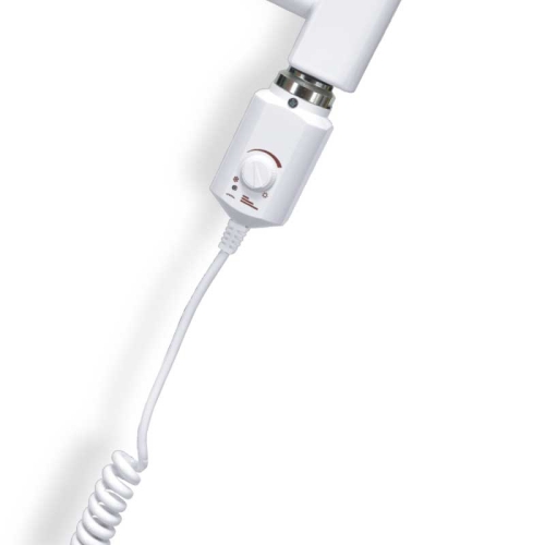 Radeco ADAMO AD5-500/EL elektromos törölközőszárító radiátor (1250x550 mm, fehér)