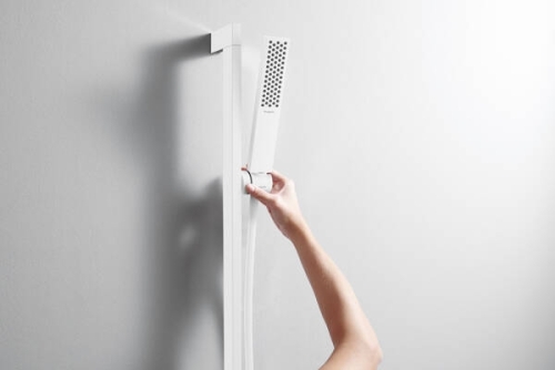 Hansgrohe Pulsify E Keskeny kézizuhany, 1jet Ecosmart, matt fehér 24320700