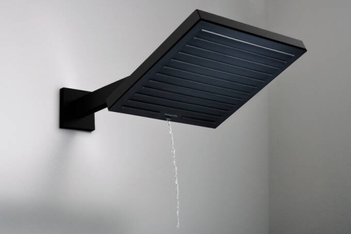 Hansgrohe fali zuhanykar E 390 mm, matt fekete 24337670