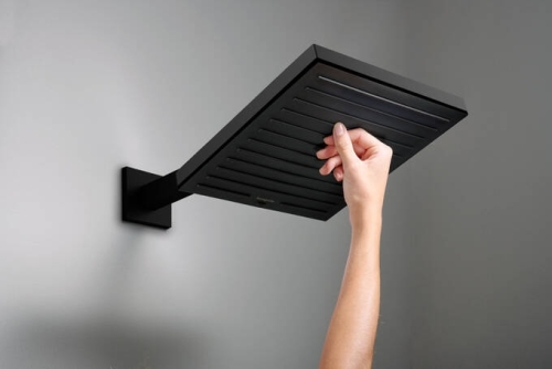 Hansgrohe fali zuhanykar E 390 mm, matt fekete 24337670