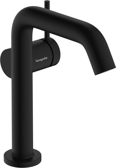 Hansgrohe Tecturis S egykaros mosdócsaptelep Fine 150, CoolStart EcoSmart+, Push-open lefolyógarnitúrával, matt fekete 73340670