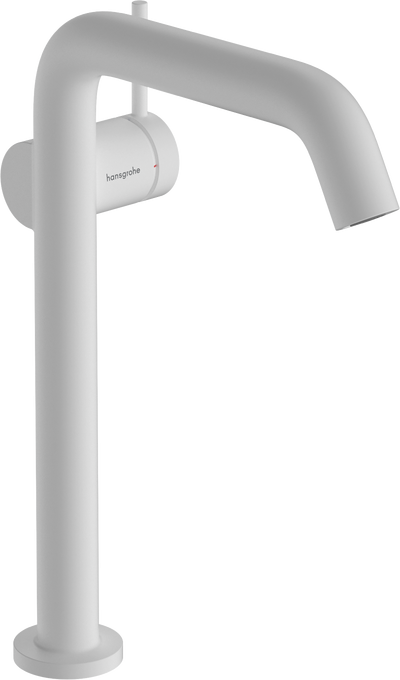 Hansgrohe Tecturis S egykaros mosdócsaptelep Fine 240, CoolStart EcoSmart+, Push-open lefolyógarnitúrával, matt fehér 73370700