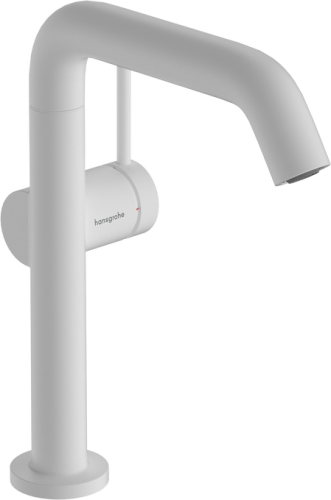 Hansgrohe Tecturis S egykaros mosdócsaptelep Fine 210, elforgatható kifolyóval, CoolStart EcoSmart+, Push-open lefolyógarnitúrával, matt fehér 73360700