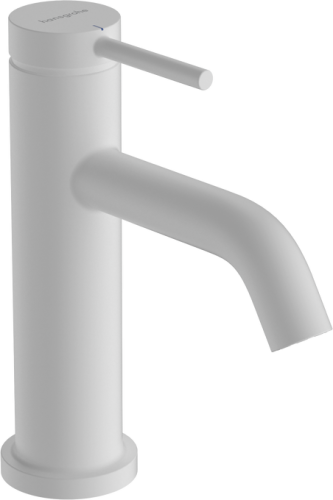 Hansgrohe Tecturis S Pillar csaptelep 80, hideg, vagy előre beállított hőmérsékletű vízhez, lefolyógarnitúra nélkül, matt fehér 73313700