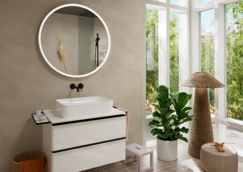 Hansgrohe Tecturis S egykaros falsík alatti mosdócsaptelep, 22.5cm-es kifolyóval, matt fekete 73351670