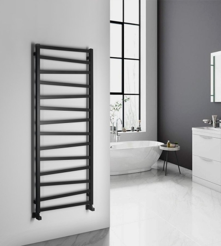 Sapho ZIG 600x1572mm fürdőszobai radiátor, matt fekete ZG616B
