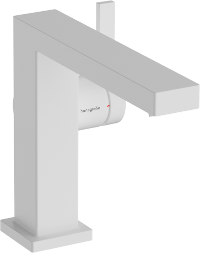 Hansgrohe Tecturis E Egykaros mosdócsaptelep Fine 110, CoolStart, automata lefolyógarnitúrával, matt fehér 73023700