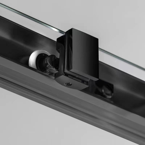 Sapho GELCO SIGMA SIMPLY 90 tolóajtó sarokbelépéshez transzparent üveggel, matt fekete GS2190B