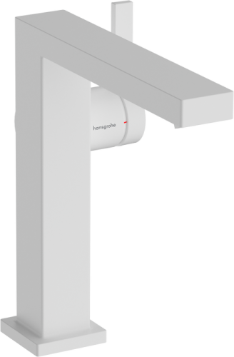 Hansgrohe Tecturis E egykaros mosdócsaptelep Fine 150, CoolStart EcoSmart+, Push-open lefolyógarnitúrával, matt fehér 73040700