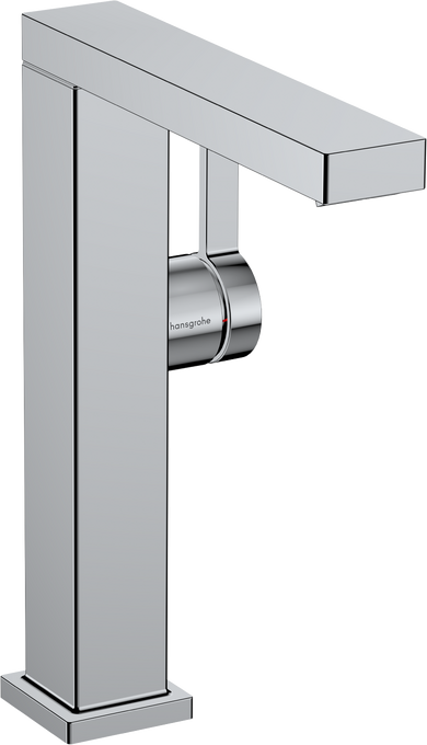 Hansgrohe Tecturis E egykaros mosdócsaptelep Fine 210, elforgatható kifolyóval, CoolStart EcoSmart+, Push-open lefolyógarnitúrával, króm 73060000
