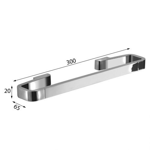 Sapho SAMOA 30 törölközőtartó, króm A8213013