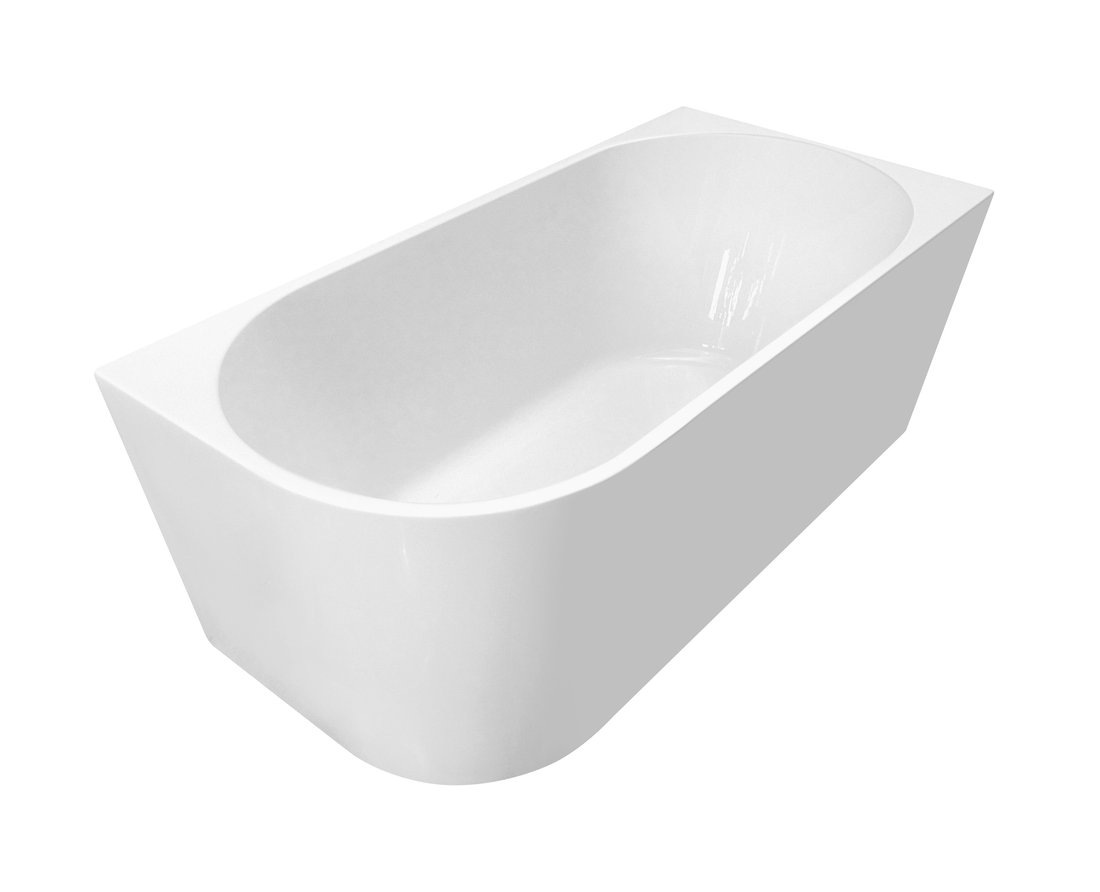 Sapho AQUALINE TIBERA R 140x70 cm jobbos szabadon álló akril kád, fehér E1055