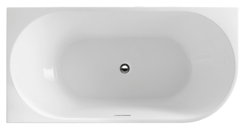 Sapho AQUALINE TIBERA L 140x70 cm balos szabadon álló akril kád, fehér E1066