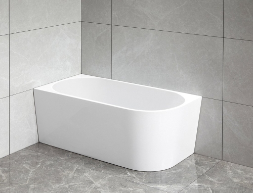 Sapho AQUALINE TIBERA L 140x70 cm balos szabadon álló akril kád, fehér E1066