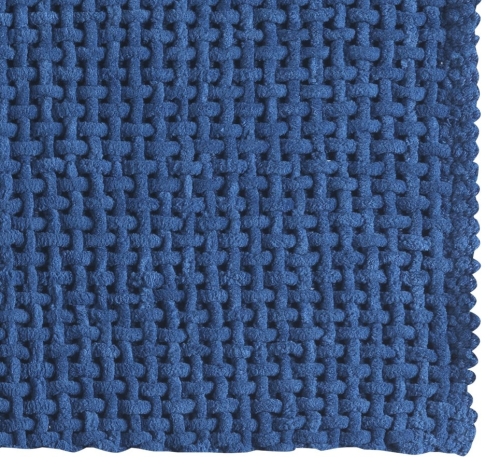 Sapho KNOT fürdőszobai szőnyeg csúszásgátlóval, kék 96KN508005