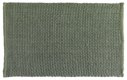 Sapho KNOT fürdőszobai szőnyeg csúszásgátlóval, zöld 96KN508007