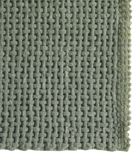 Sapho KNOT fürdőszobai szőnyeg csúszásgátlóval, zöld 96KN508007