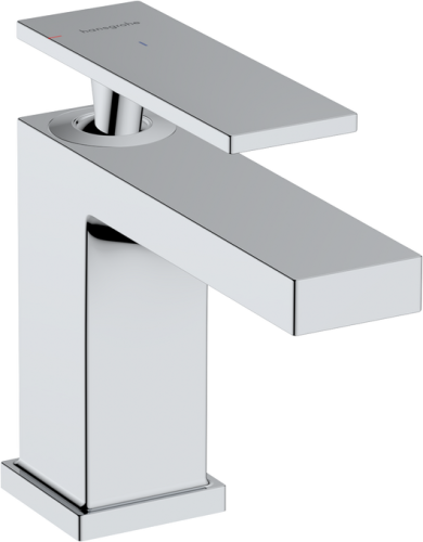Hansgrohe Tecturis E Egykaros mosdócsaptelep 80, CoolStart EcoSmart, automata lefolyógarnitúrával, króm 73002000