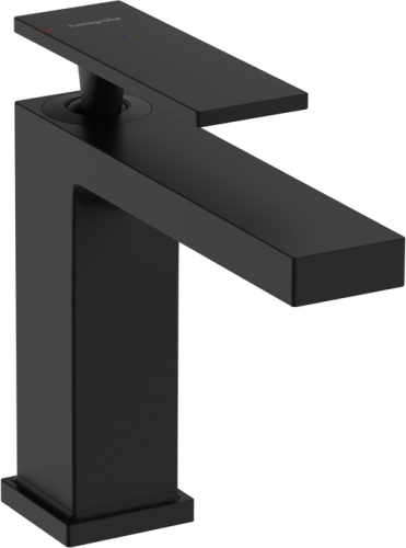Hansgrohe Tecturis E egykaros mosdócsaptelep 110, CoolStart EcoSmart+, automata lefolyógarnitúrával, matt fekete 73014670