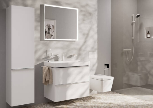Hansgrohe Tecturis E egykaros mosdócsaptelep 110 EcoSmart+, lefolyógarnitúra nélkül, matt fehér 73011700
