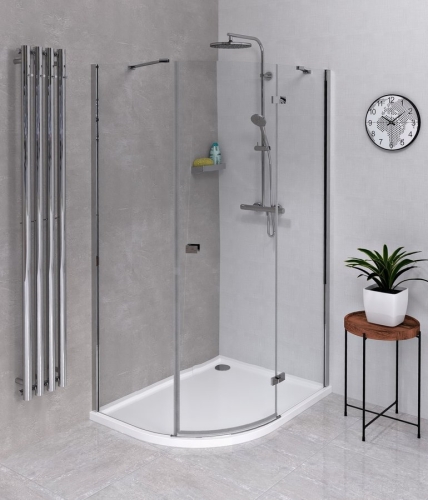 Sapho POLYSAN FORTIS LINE 120x90 jobbos zuhanykabin, króm FL5290R