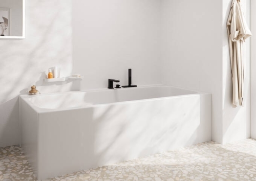Hansgrohe Tecturis E 3-lyukú kádcsaptelep, sBox, matt fekete 73443670