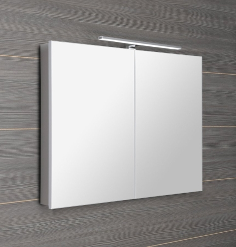 Sapho GRETA 100x70 cm tükrösszekrény LED világítással, matt fehér GT100-0031
