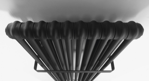 Sapho FEDE 1500x490 mm fürdőszobai radiátor, matt fekete IR193