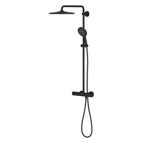 Grohe Rainshower SmartActive 310 termosztátos zuhanyrendszer, phantom black 22119KF0