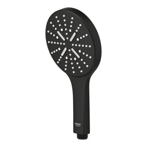 Grohe Rainshower SmartActive 130 kézizuhany, 3 funkciós, phantom black 22127KF0