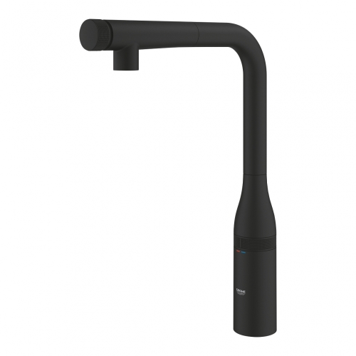 Grohe Essence SmartControl mosogató csaptelep, phantom black 31928KF0