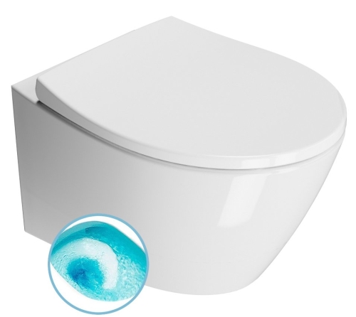 Sapho GSI MODO Swirlflush ExtraGlaze fali WC, fehér 981611