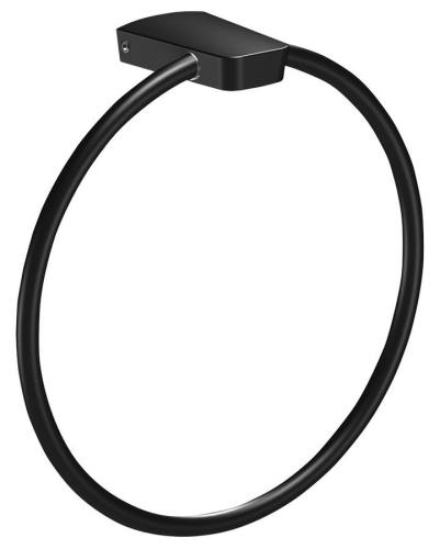 Sapho ZEN BLACK törölközőtartó gyűrű, fekete 168224