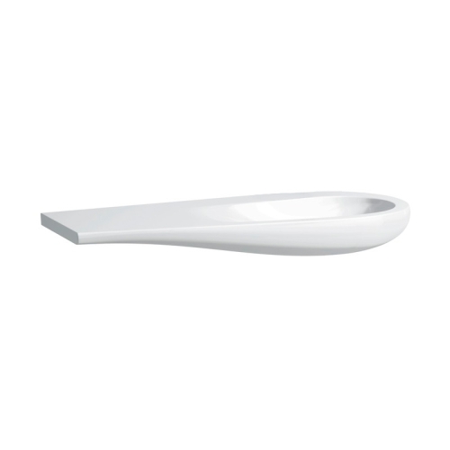 Laufen ILBAGNOALESSI One ráépíthető mosdó, pult bal oldalon, csaplyuk nélkül LCC felülettel, fehér H8149744001091
